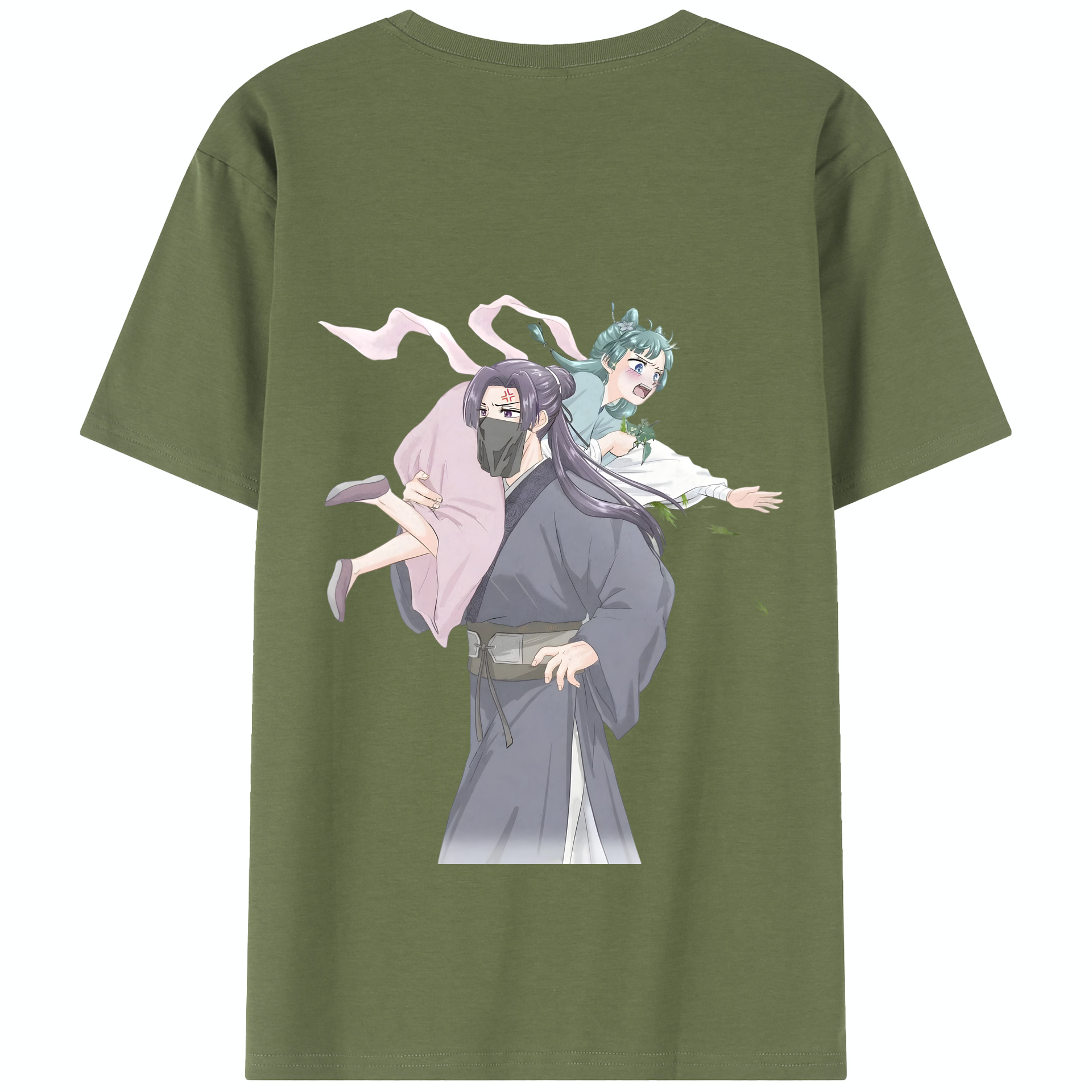 （画像用） 薬屋のひとりごと The Apothecary Diaries 綿100％半袖Tシャツ（背面プリント）